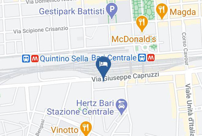 Bari - Albergo Smeralda Maps