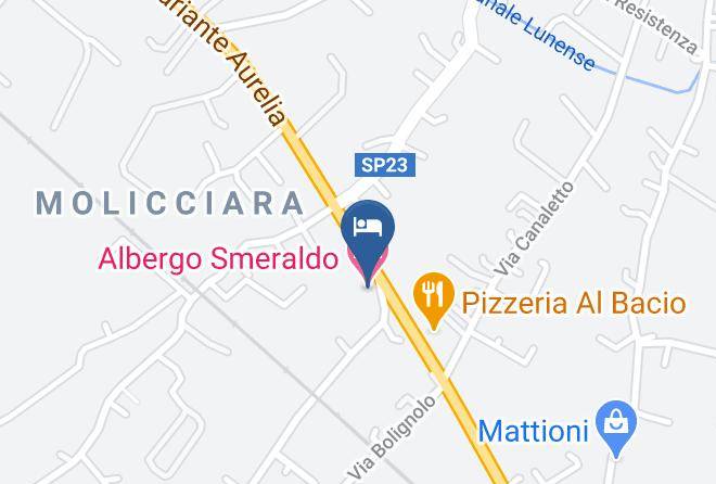 La Spezia - Albergo Smeraldo Maps