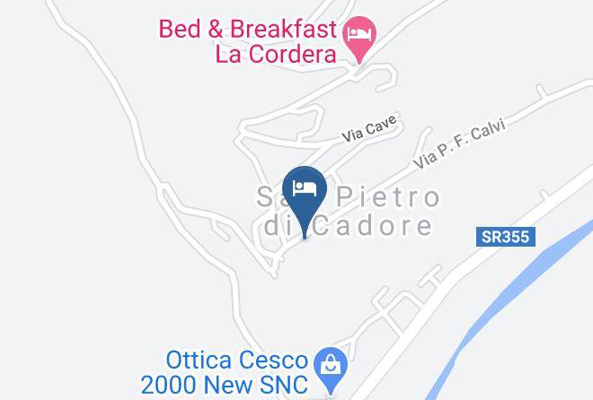 Belluno - Albergo Stella Alpina Maps
