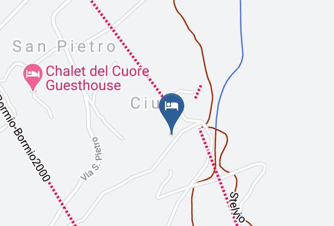 Albergo Stella Alpina Bormio Map