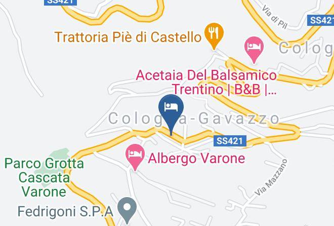 Trento - Albergo Stella D'italia Ristorante Da Carlotta Maps
