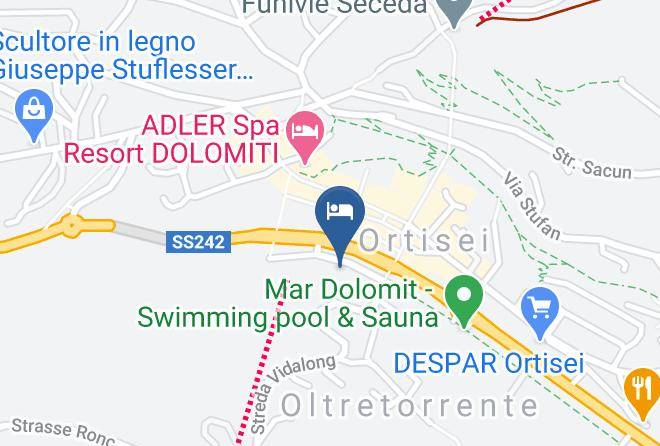Bolzano - Albergo Sureghes Maps