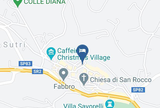 Viterbo - Albergo Sutrium Annapaola Snc Maps