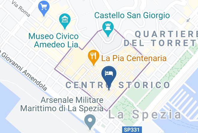 La Spezia - Albergo Teatro Maps