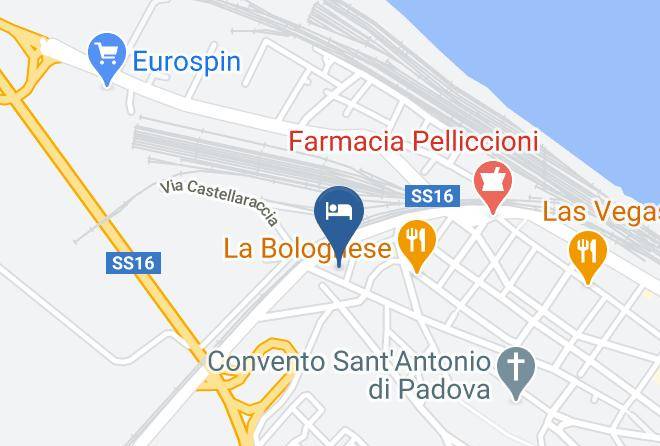 Ancona - Albergo Tenda Verde Maps