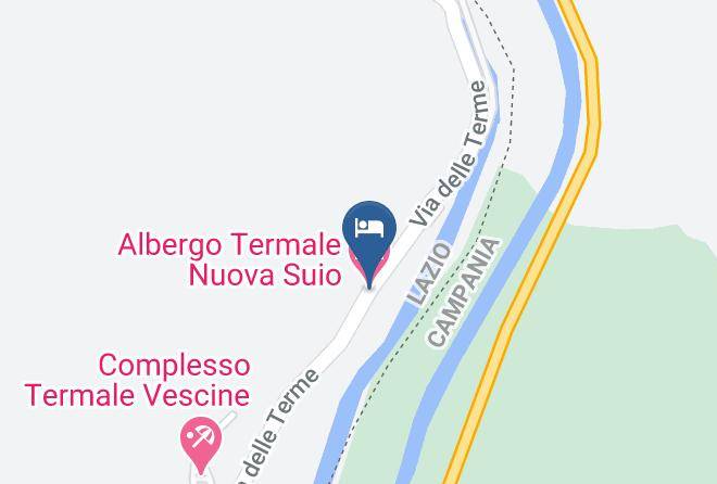 Albergo Termale Nuova Suio Map