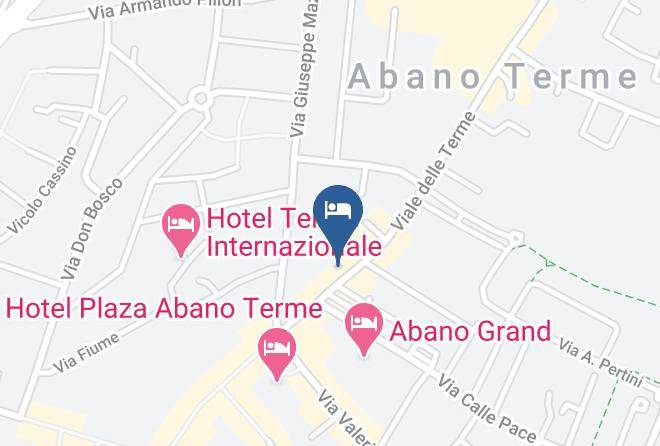 Padua - Albergo Termale Risorta Maps