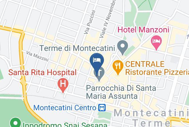 Pistoia - Albergo Terme Pellegrini Maps