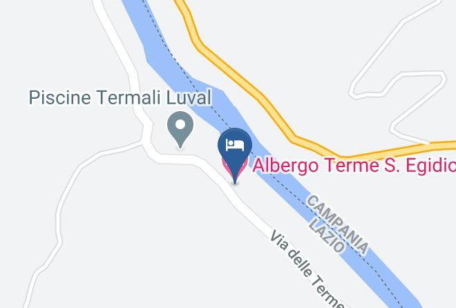 Latina - Albergo Terme S Egidio Maps