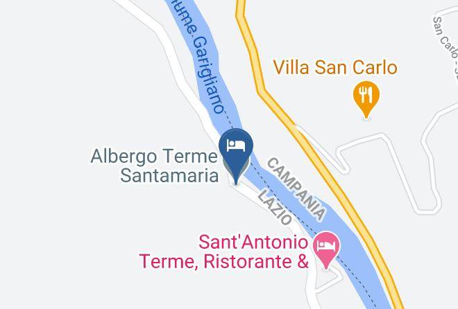 Latina - Albergo Terme Santamaria Maps