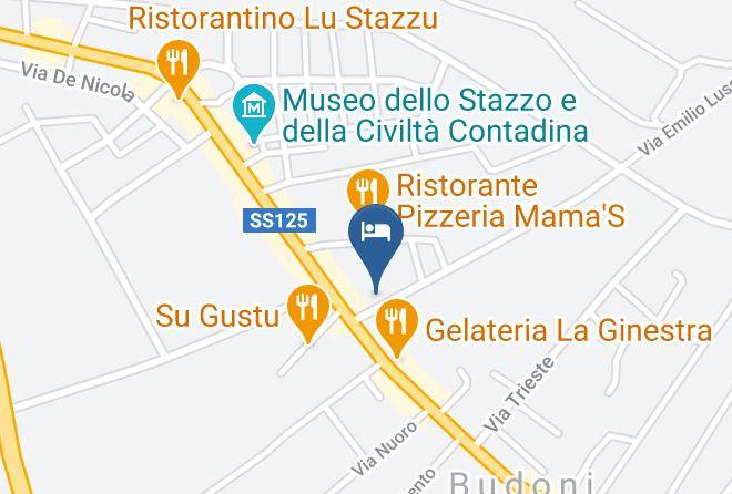 Sassari - Albergo Terra Di Gallura Maps