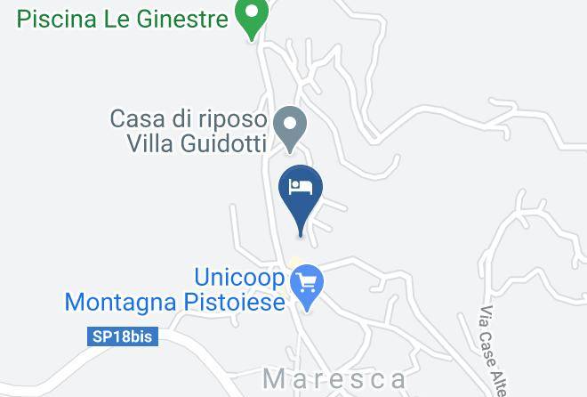 Pistoia - Albergo Tesi Maps