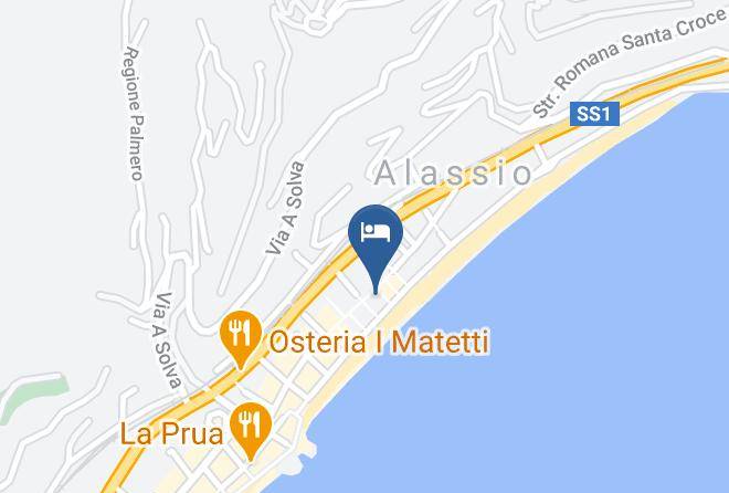 Savona - Albergo Tirreno Maps