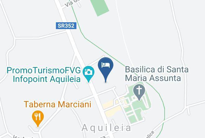 Udine - Albergo Trattoria Alla Basilica Maps