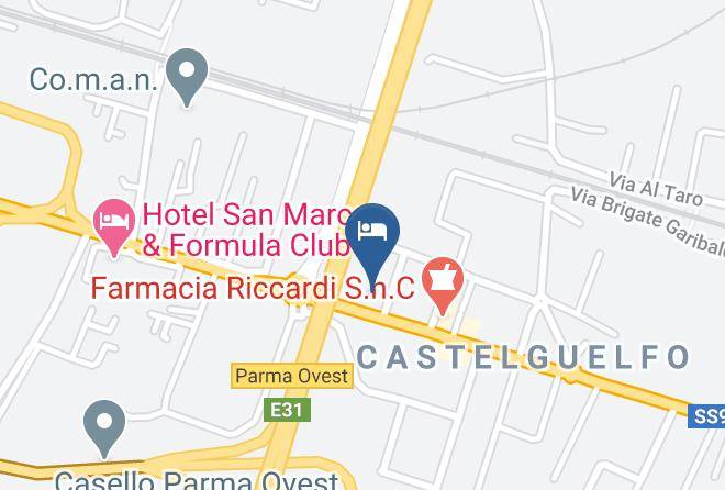 Parma - Albergo Trattoria Emiliana Maps