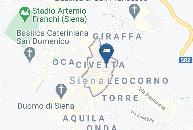Siena - Albergo Tre Donzelle Maps