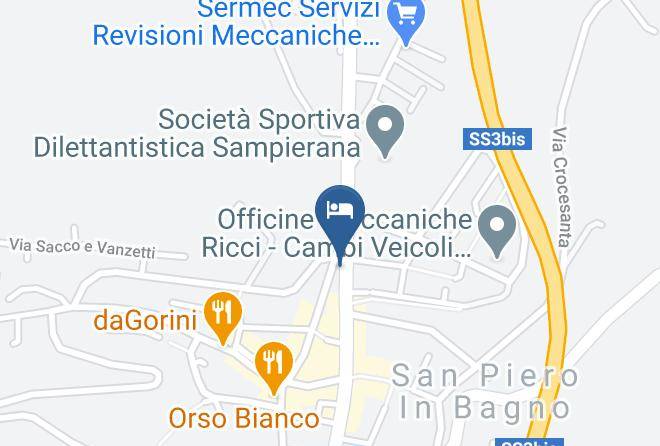 Forli - Albergo Turismo Maps