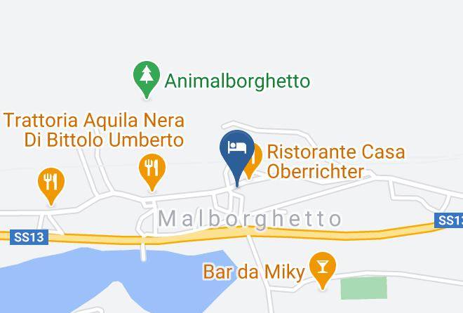 Udine - Albergo Valcanale Maps