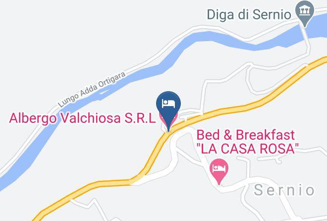 Sondrio - Albergo Valchiosa Srl Maps