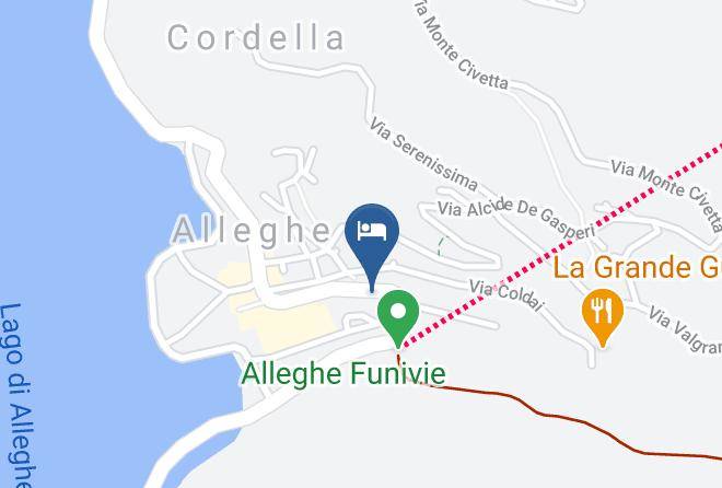 Belluno - Albergo Valgranda Maps