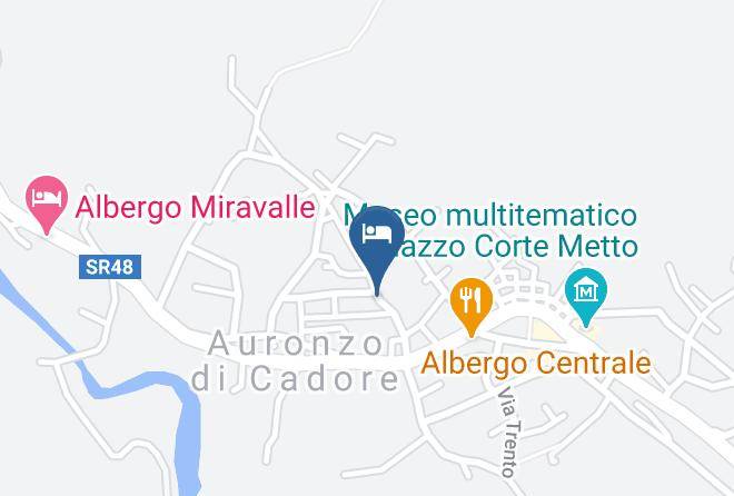 Belluno - Albergo Vecellio Maps