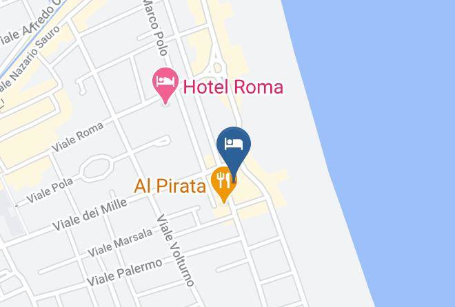 Albergo Victoria Map