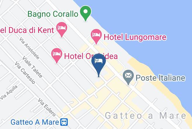 Forli - Albergo Victory Hotel Maps