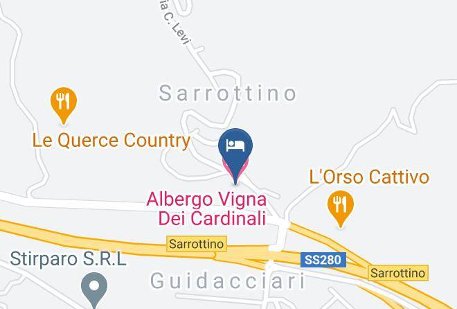 Catanzaro - Albergo Vigna Dei Cardinali Maps