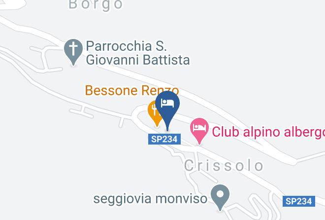 Cuneo - Albergo Visolotto Maps