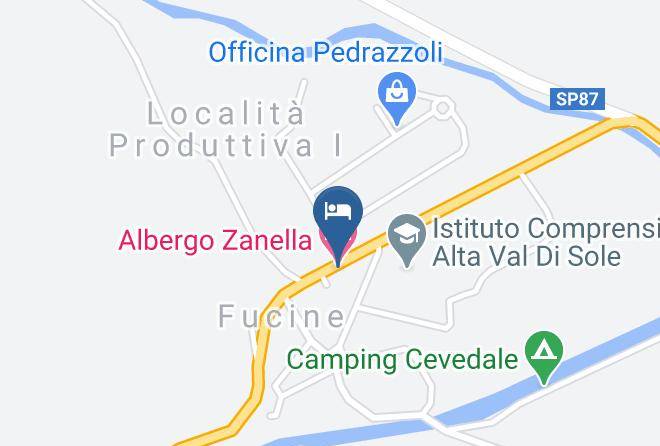 Trento - Albergo Zanella Maps