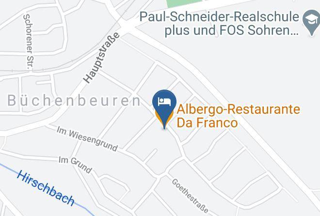 Albergo Restaurante Da Franco Map