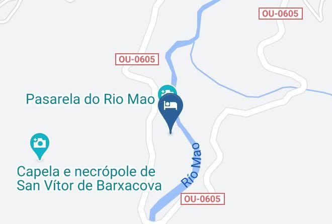 Ourense - Albergue A Fabrica Da Luz Maps