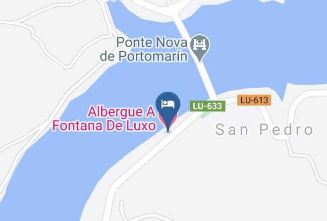 Lugo - Albergue A Fontana De Luxo Maps