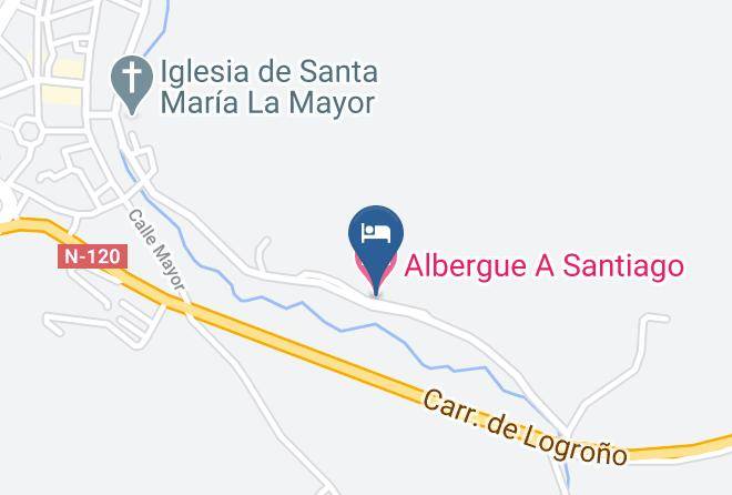 Burgos - Albergue A Santiago Hotel Maps