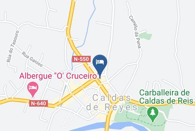 Pontevedra - Albergue Agarimo Maps