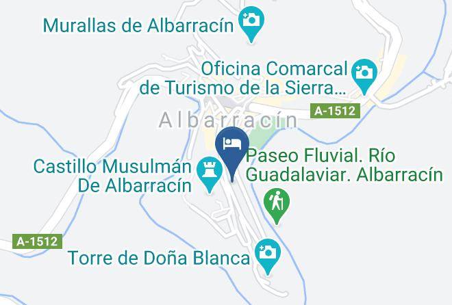 Albergue Albarracin Map