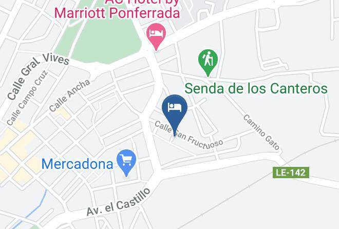 Leon - Albergue Alea Maps