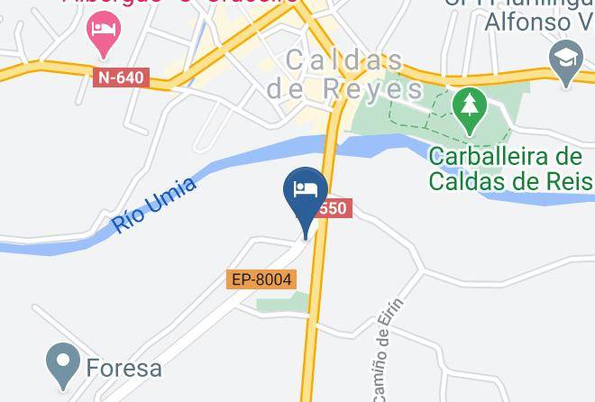 Pontevedra - Albergue Alecer Maps