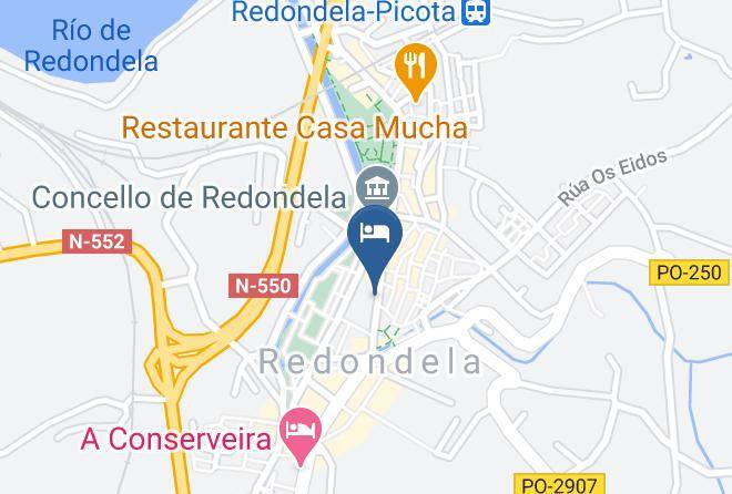 Pontevedra - Albergue Alfonso Xii Maps
