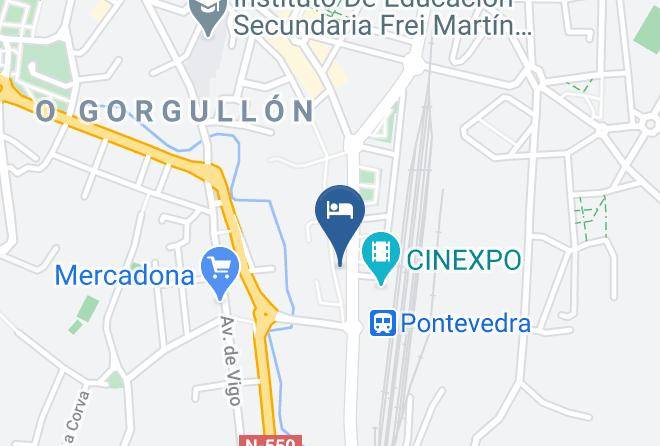 Pontevedra - Albergue Aloxa Maps