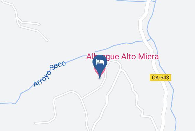 San Roque De Riomiera - Albergue Alto Miera Maps