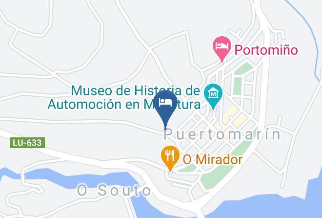 Albergue Aqua Portomarin Map