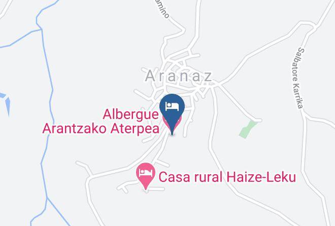 Navarra - Albergue Arantzako Aterpea Maps