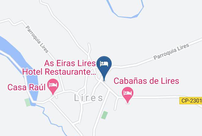 Albergue As Eiras Map