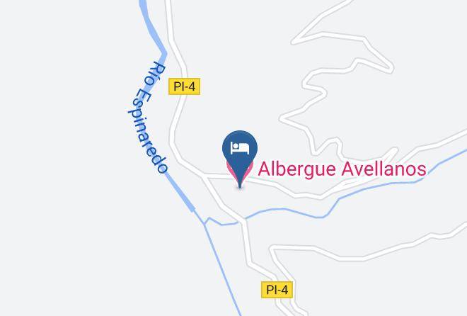 Asturias - Albergue Avellanos Maps