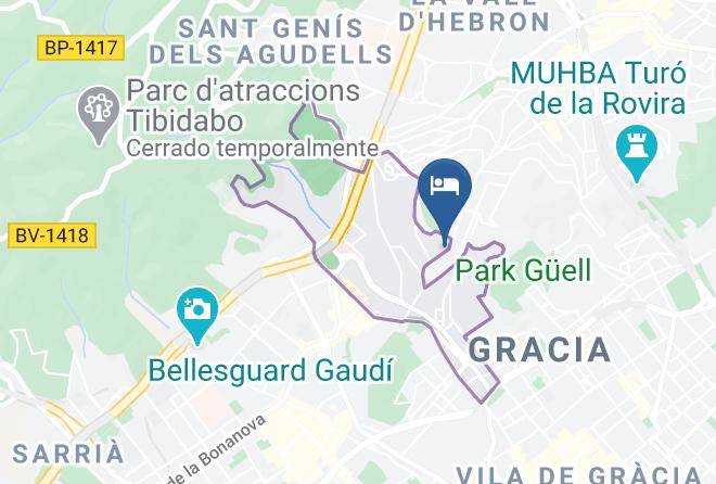 Barcelona - Albergue Barcelona Xanascat Maps