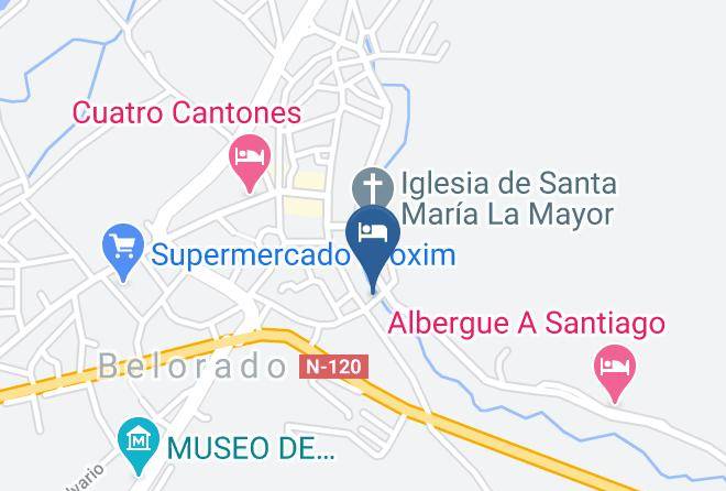 Burgos - Albergue Belorado El Corro Maps