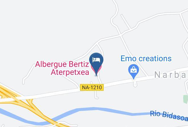 Navarra - Albergue Bertiz Aterpetxea Maps