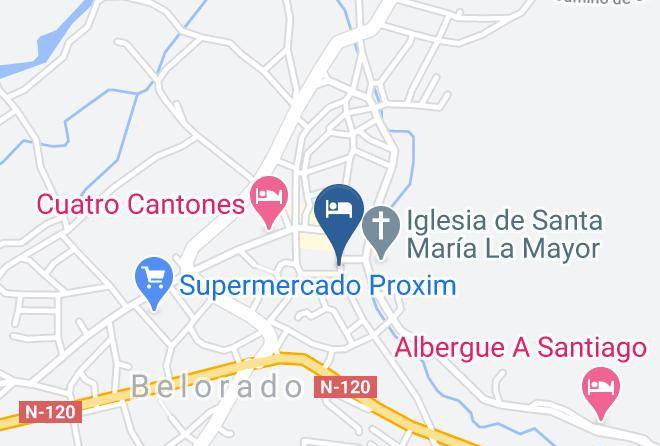 Albergue Caminante Map