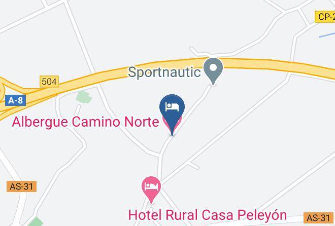 Asturias - Albergue Camino Norte Maps